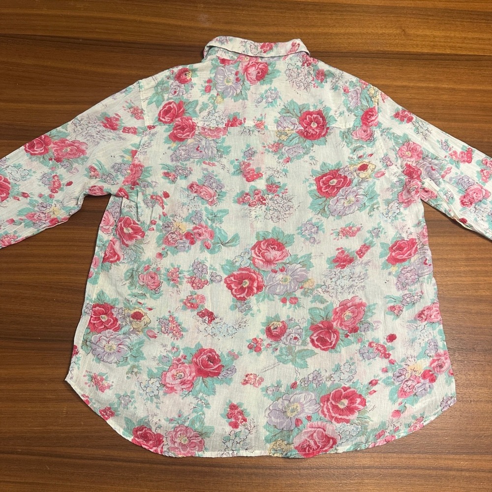 Maison Hotel Giorgia Blouse Candy Roses, Luxury Cottage Boho Romantic Career XL - Picture 7 of 12
